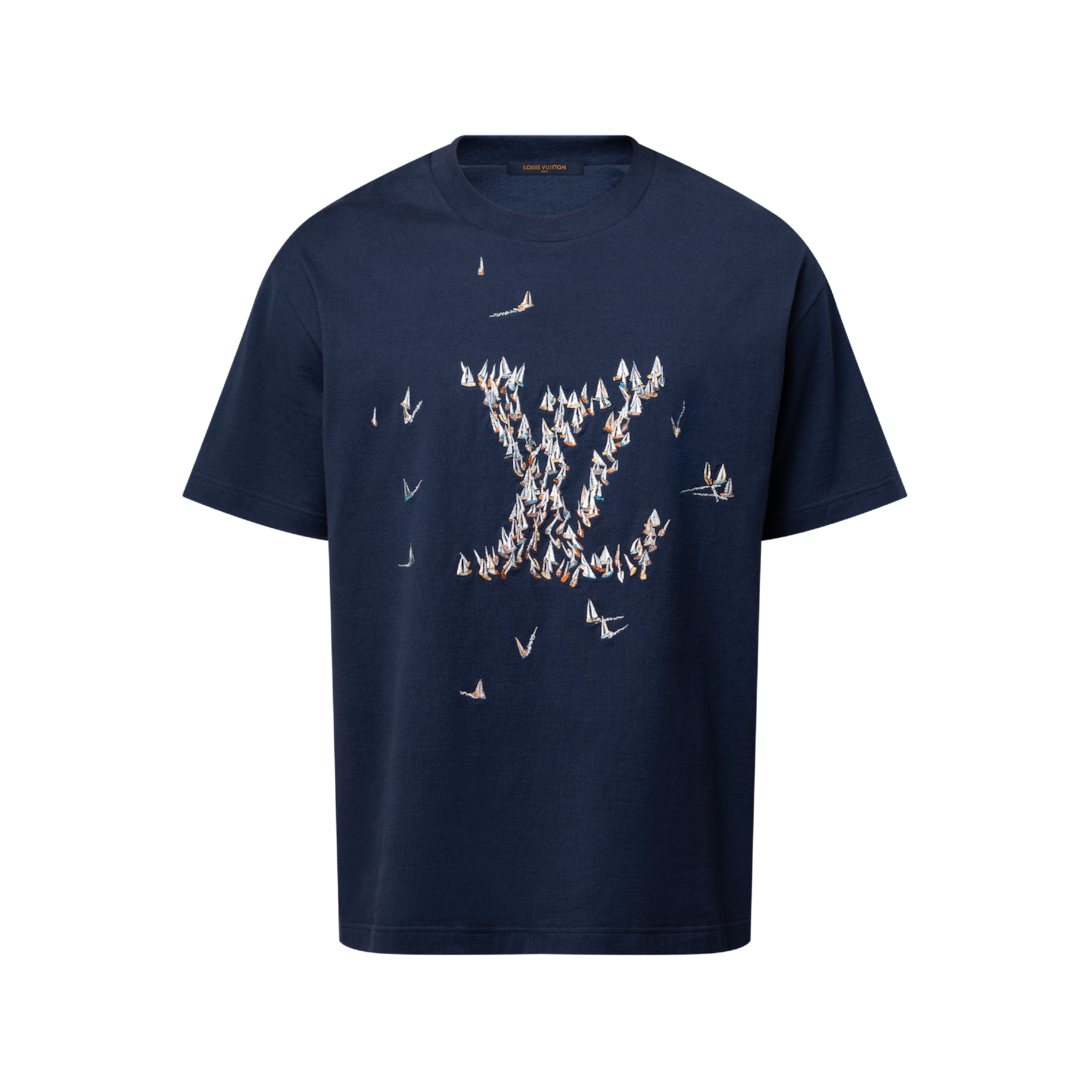 Embroidered Cotton T-Shirt - Ready-to-Wear | LOUIS VUITTON